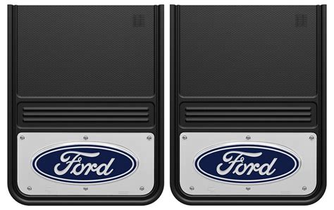 Truck Hardware - Truck Hardware Gatorback Ford Logo Mud Flaps - Blue - GB1418F-C