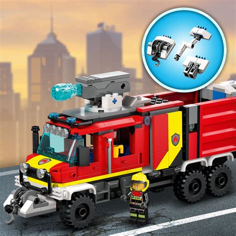 Lego City 60374 Fire Truck Command Truck - Teaching Toys and Books