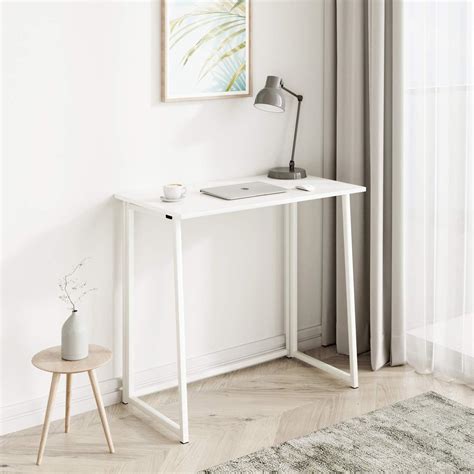 Buy Dripex Folding Desk Computer Desk No Assembly Required Home Office ...