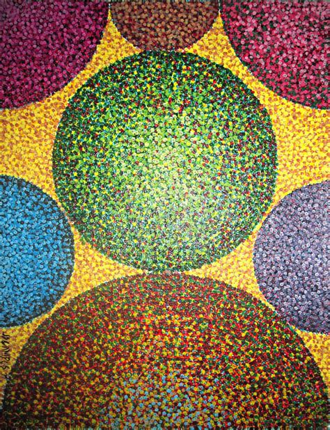 Pointillism No. 10 "Particles" by ~Samuraijose on deviantART | Colour pointillism/stippling in ...