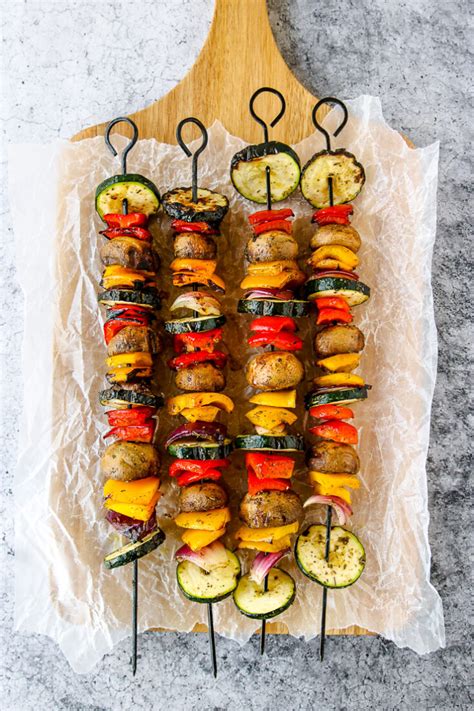 Grilled Veggie Skewers - The Culinary Compass