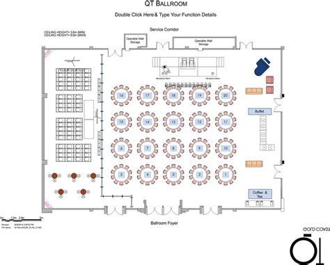 Event Plans | Floor plan design, Event layout, Ballroom design