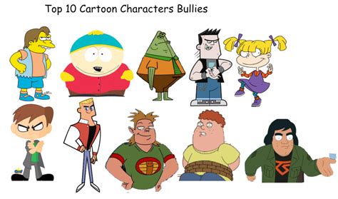 Top 10 Cartoon Characters Bullies by briancabillan on DeviantArt