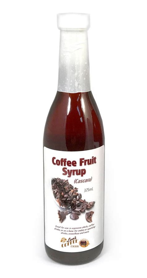 Coffee Cascara Syrup 375 mL - Etsy.de