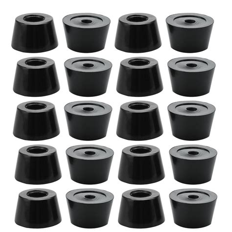 20pcs Rubber Feet Bumper Furniture Leg Pad Floor Protector, D21x17x12mm ...