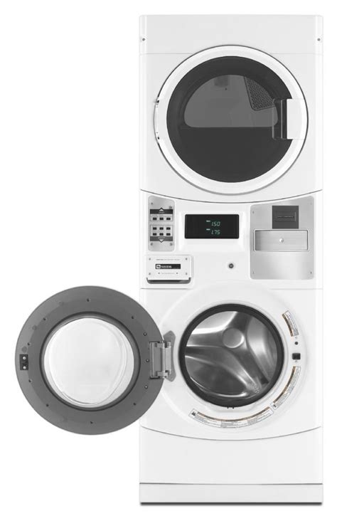 Maytag Commercial Combination Stack Washer Dryer - Coin & Professional ...