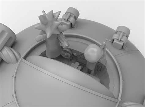 Rick and Morty on spaceship by Darius_sh | Download free STL model | Printables.com