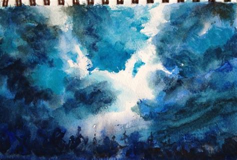 Stormy Sky Watercolor Painting tutorial-By Jennifer Branch-Level: Beginner- Skill Building ...