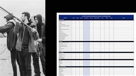 Download the Film Crew List Template | Wrapbook