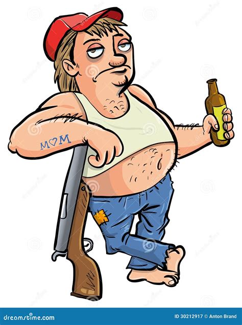 Cartoon Of Lazy Drinking Man Vector Illustration | CartoonDealer.com #21447610