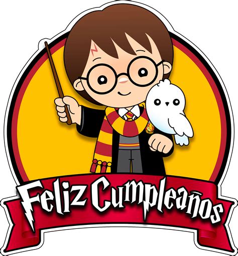 Harry Potter: Cake Toppers, Stickers, PNG y Banderines Gratis!!