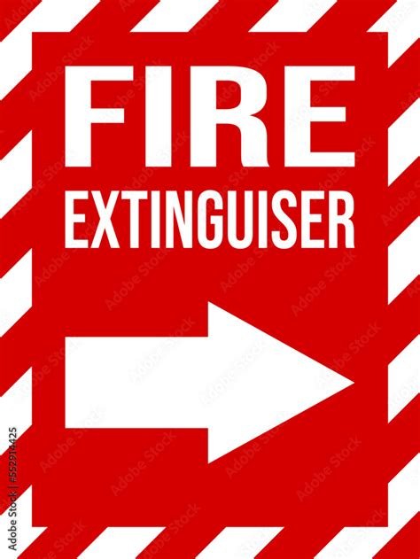 Sign of the fire extinguisher in vector - fire extinguisher sign Stock ...