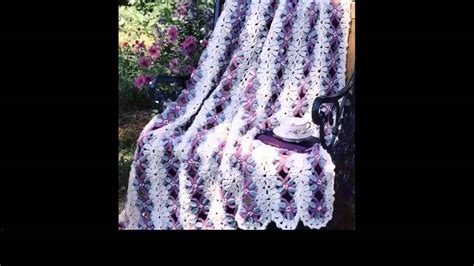 free crochet afghan pattern - YouTube