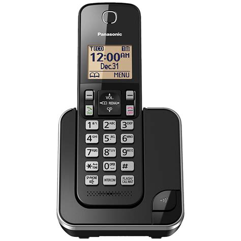 Panasonic 1 Handset Cordless Phone - Black - KXTGC380B | London Drugs