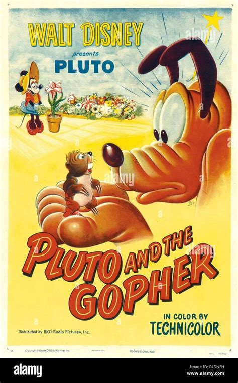 Description: Pluto and the Gopher, 1950. Original Film Title: MISC: PLUTO. English Title: MISC ...