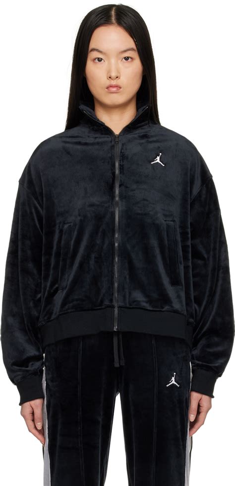 Nike Jordan: Black Flight Jacket | SSENSE Canada