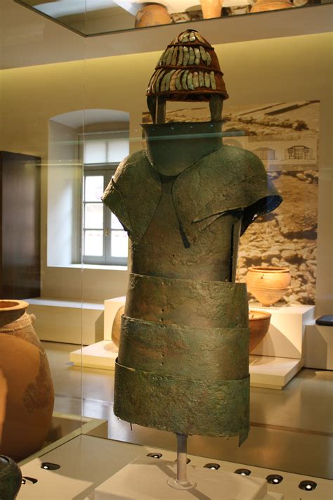 Mycenaean Bronze Armour (Illustration) - Ancient History Encyclopedia