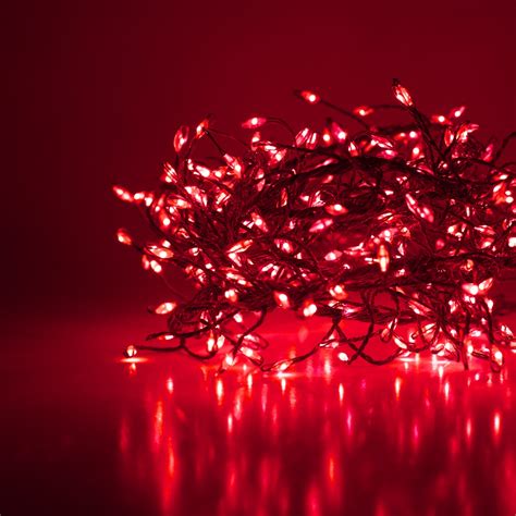 Red LED Fairy Lights, Silver Wire - Wintergreen Corporation - Wintergreen Corporation