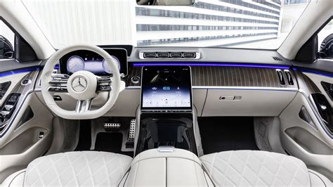 Mercedes-Benz S 580 e lang AMG Line 2021 5K Interior Wallpaper | HD Car ...