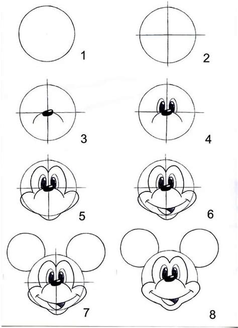 Mickey Mouse Drawing Ideas - Drawing Photos