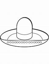 Sombrero Coloring Pages  Free Printable For Kids sketch template
