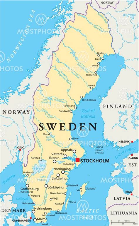 Sweden Map : Sweden Map Tourist Attractions - ToursMaps.com / In most ...