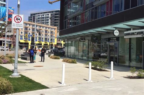 Richmond sidewalk now a no-go for cars...thanks to new bollards - Delta Optimist