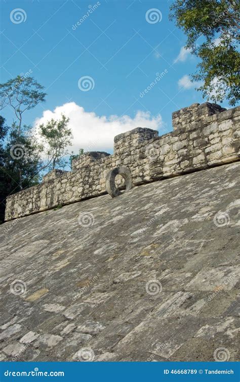 Ulama - Mesoamerican Ballgame Field Stock Image - Image of culture, columbian: 46668789