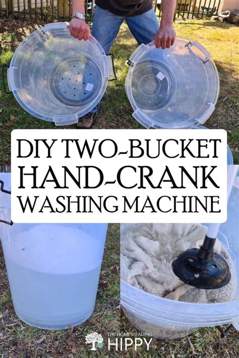 DIY Two-Bucket Hand-Crank Washing Machine