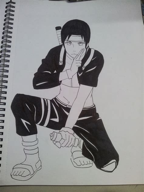 My Pace: Sai from Naruto fan art