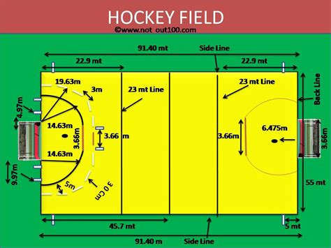 Draw A Neat Labelled Diagram Of The Hockey Field With - vrogue.co