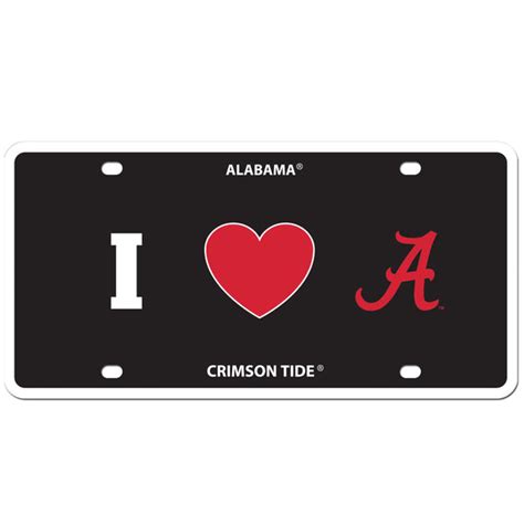 Alabama Crimson Tide Styrene License Plate – Fan Shop HQ