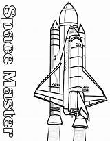Space Shuttle  NASA And Its Rocket Booster Coloring sketch template