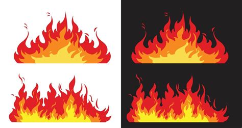 fire flames, vector design, icon 2162800 Vector Art at Vecteezy