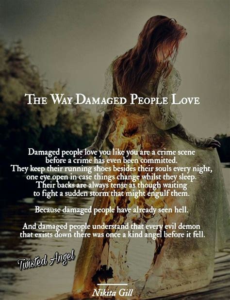 Damaged people love differently | Life quotes, Harly quinn quotes ...