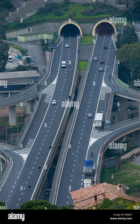 Viaduct on the Highway Stock Photo - Alamy