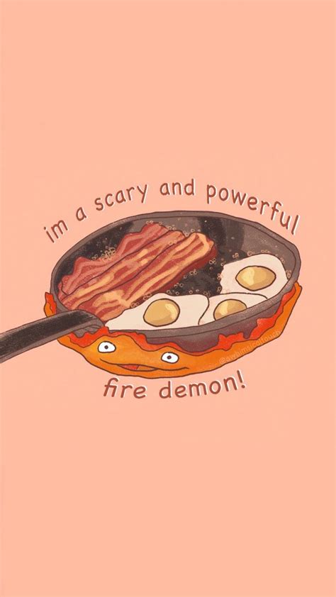 Calcifer Fan Art by @awhimsicaltouch | Howls moving castle wallpaper ...