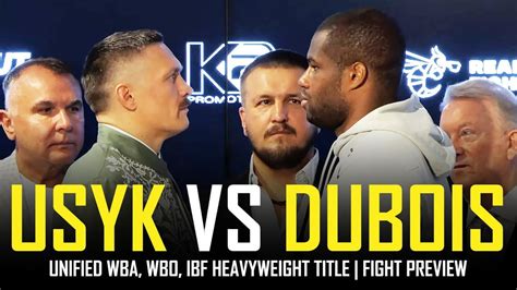 OLEKSANDR USYK VS DANIEL DUBOIS - FIGHT BREAKDOWN : r/Boxing