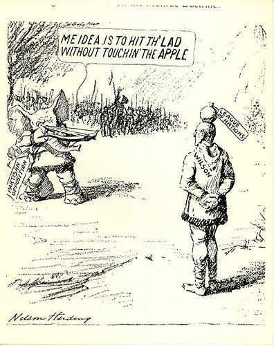 President Woodrow Wilson promoted the idea of the League of Nations to avoid future conflicts.