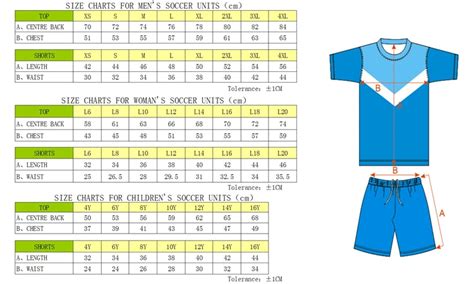 Youth Football Jersey Size Chart