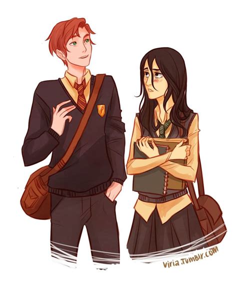 Gender swap Snape and Lily | Harry potter universal, Harry potter art, Harry potter anime