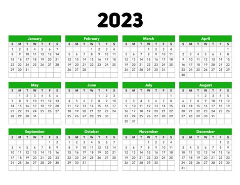 Calendar 2023 – Calendar Options