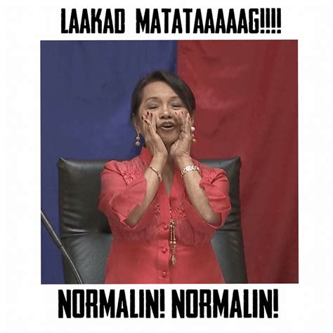 Lakad Matatag! (Shitty Gloria Meme from FB) : r/Philippines