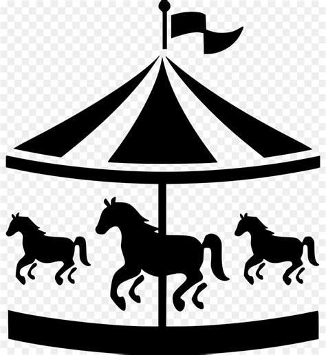 Horse Carousel Computer Icons Silhouette - Carousel png download - 512*512 - Free Transparent ...