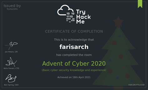 Advent of Cyber 2. Looking to break into cyber security to… | by FarisArch | Medium