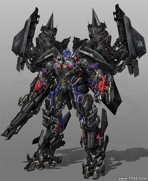 CGI Still of Optimus and Jetfire Combined mode - Transformers News - TFW2005