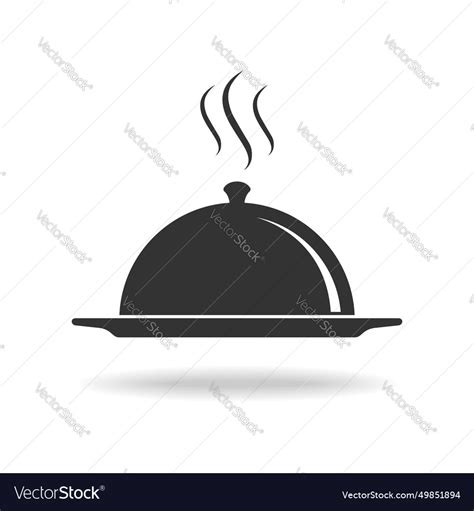 Serving tray Royalty Free Vector Image - VectorStock