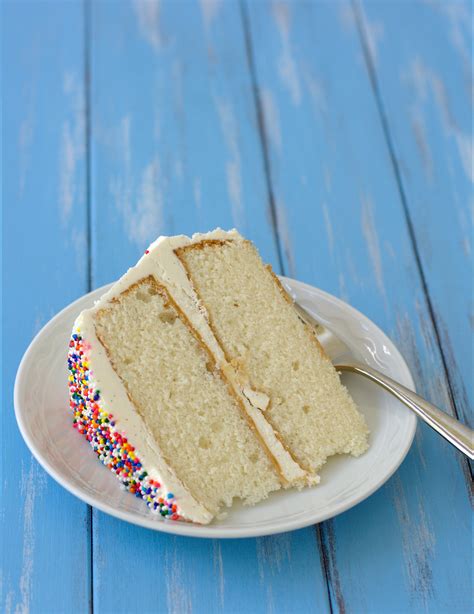 Fluffy Vanilla Cake with Whipped Vanilla Bean Frosting {William's 1st ...