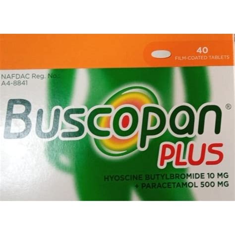 Buscopan plus 40 tabs