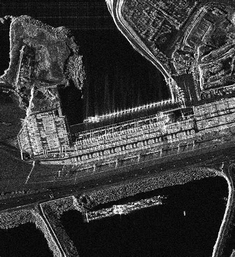 TerraSAR-X Radar Satellite Image Aswan Dam | Satellite Imaging Corp